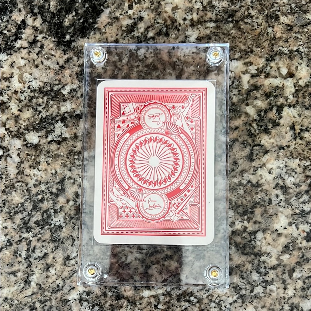 Christian Louboutin Playing Card